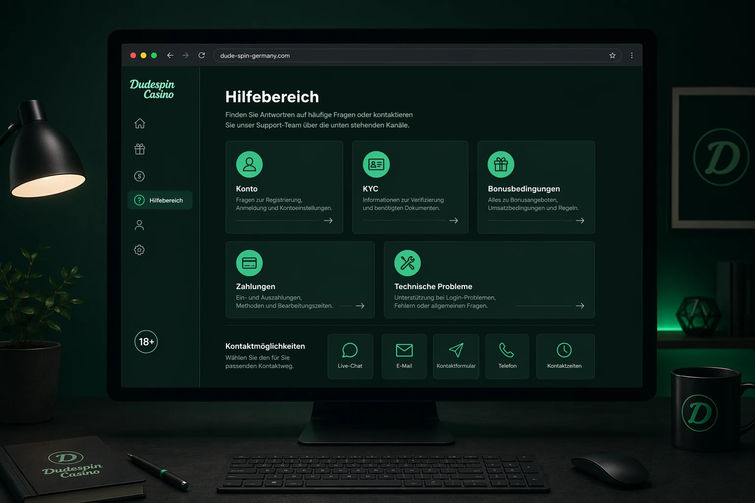 Support und Hilfe bei Problemen