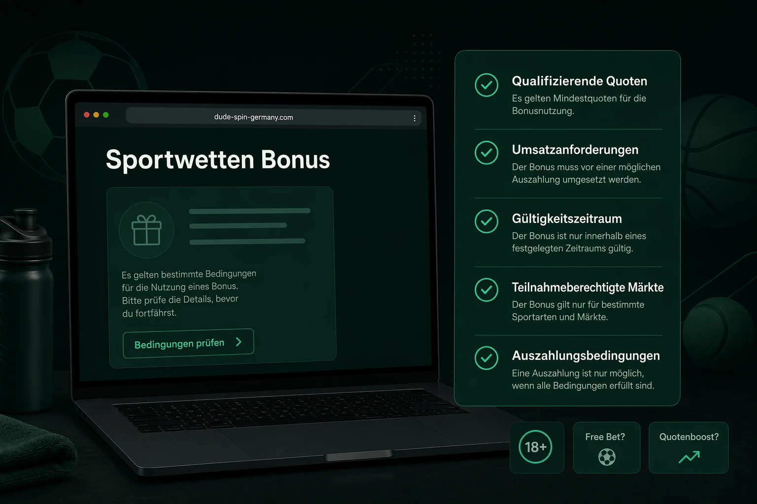 Sportwetten Bonus: Bedingungen statt Werbeversprechen bewerten